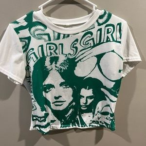 y2k cropped t shirt